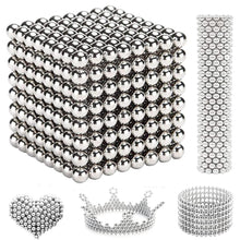 Load image into Gallery viewer, Buy Magnet Balls - 216 Pcs of Silver Color 5mm Magnet Balls Online - Magneticks
