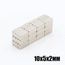 Load image into Gallery viewer, 10 x 5 x 2mm Neodymium Block Magnets - Pack of 50/100/200 - Magneticks
