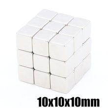 Load image into Gallery viewer, 10 x 10 x 10mm Neodymium Block Magnets - Pack of 20 - Magneticks
