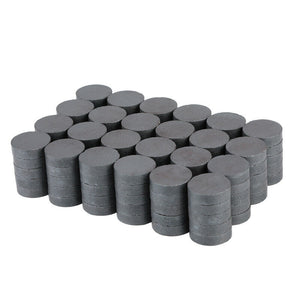 20 x 6mm Ferrite Disc Magnets - Pack of 50/100/200 - Magneticks