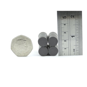 12 x 3mm Ferrite Disc Magnets - Pack of 50/100/200 - Magneticks