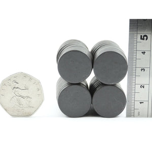 20 x 4mm Ferrite Disc Magnets - Pack of 50/100/200 - Magneticks