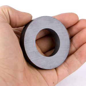 36 x 18 x 6mm Ferrite Ring Magnets - Pack of 10/20/30 - Magneticks