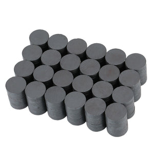 20 x 6mm Ferrite Disc Magnets - Pack of 50/100/200 - Magneticks