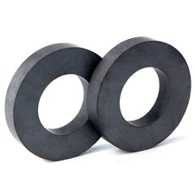 Load image into Gallery viewer, 36 x 18 x 6mm Ferrite Ring Magnets - Pack of 10/20/30 - Magneticks
