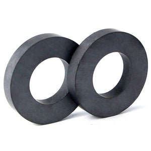 36 x 18 x 6mm Ferrite Ring Magnets - Pack of 10/20/30 - Magneticks