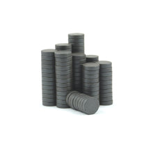 Load image into Gallery viewer, 12 x 3mm Ferrite Disc Magnets - Pack of 50/100/200 - Magneticks
